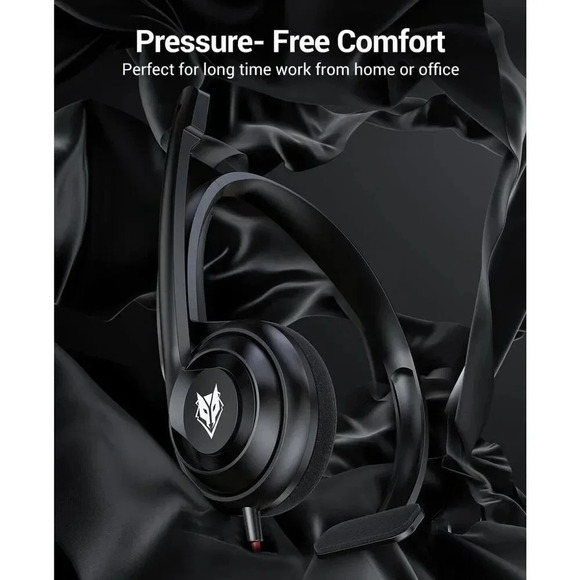 NUBWO HW02 USB Headset With Microphone Noise Cancelling & In-Line Control W/Bag - Picture 5 of 11